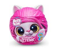 Peluches Interactives - ZURU - Smitten Kittens S1 - 8 chatons a collectionner avec sons et biberon