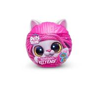 ZURU Peluches interactives Smitten Kittens S1 – 8 chatons à collectionner avec sons et biberon