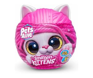Peluches Interactives - ZURU - Smitten Kittens S1 - 8 chatons a collectionner avec sons et biberon