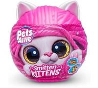 ZURU Peluches interactives Smitten Kittens S1 – 8 chatons à collectionner avec sons et biberon