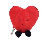 Déglingos Peluche Les Flipetz Cœur et Fleur Rouge Coquelicot
