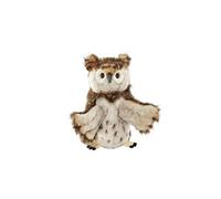 Hibou marionnette 34cm Beige