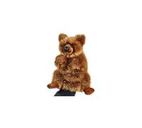 peluches - marionnette ours brun 31 cm