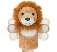 Peluches Marionnettes À Main Animaux | Peluches Lion Girafe Accessoires De Spectacle - Marionnettes Conte,pour Garçons Filles Parents Enseignants Préscolaires Crèches Salle De Classe Heure