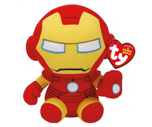 Peluches Marvel Beanie Babies - Iron Man en Taille Petite