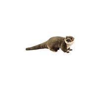 peluches - peluche loutre couchée 25 cm
