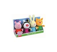 Peluches Peppa Pig Coffret Peppa et ses amis 4 pièces