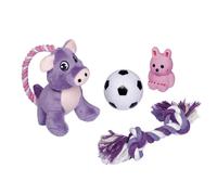 Peluches pour chien Nobby Pet Starter (x4) Violet TU