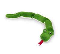 Nobby Peluche serpent vert 85 cm, jouet pour chiens et chiots avec squeakers