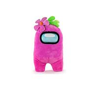 Peluches Produit officiel de Among Us - Rose Avec Fleur - Qualité Super Soft