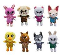 Peluches Skz, 20 cm, Nouveaux Jouets d'animaux en Peluche Mignons Stray K 2025, Idées Stray K pour garçons et Filles Maillot MARQUE GENERIQUE