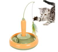 pelucheux automatiques électriques interactifs réutilisables pour | Portable pour chats d'intérieur de petite ou moyenne taille pour jouer à l'exercice interactif jouet chaton jouet