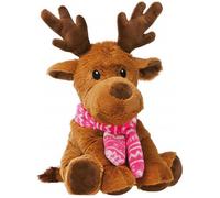 Pelucho Bouillotte Déhoussable Élan Hiver Peluche À Chauffer Au Micro-Onde 1 Pièce