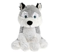 Pelucho - Bouillotte Peluche Husky - Bien-Être, Chaleur et Douceur - Micro-Ondable - Grains de Blé et Fleurs de Lavande - Fabriquée en France