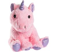Pelucho Bouillotte Peluche Licorne Rose Grains De Blé Et Lavande À Chauffer Au Micro-Onde 1 Pièce