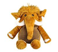 Pelucho - Bouillotte Peluche Mammouth - Bien-Être, Chaleur et Douceur - Micro-Ondable - Grains de Blé et Fleurs de Lavande - Fabriquée en France