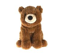Pelucho - Bouillotte Peluche Ours Brun - Bien-Être, Chaleur et Douceur - Micro-Ondable - Grains de Blé et Fleurs de Lavande - Fabriquée en France