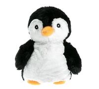 Pelucho - Bouillotte Peluche Pingouin - Bien-Être, Chaleur et Douceur - Micro-Ondable - Grains de Blé et Fleurs de Lavande - Fabriquée en France