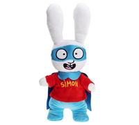 Pelucho - Bouillotte Peluche Simon Super Lapin - Bien-Être, Chaleur et Douceur - Micro-Ondable - Grains de Blé et Fleurs de Lavande - Fabriquée en France