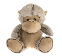 Pelucho - Bouillotte Peluche Singe - Bien-Être, Chaleur et Douceur - Micro-Ondable - Grains de Blé et Fleurs de Lavande - Fabriquée en France