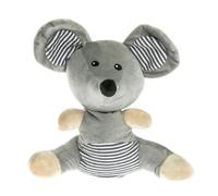 Pelucho - Bouillotte Peluche Souris - Bien-Être, Chaleur et Douceur - Micro-Ondable - Grains de Blé et Fleurs de Lavande - Fabriquée en France