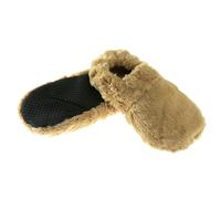 Chaussons chauffants Caramel - Made in France Marron