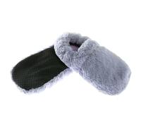 Pelucho - Chaussons Chauffants - Bien-Être, Chaleur et Douceur - Bouillotte Sèche Micro-Ondable - Grains de Blé et Fleurs de Lavande - Fabriqués en France