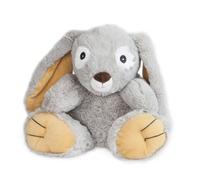 Pelucho - Peluche Bouillotte Déhoussable - Bien-Être, Chaleur et Douceur - Micro-Ondable - Grains de Blé et Fleurs de Lavande - Fabriquée en France - Lapin