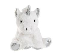 Pelucho - Peluche Bouillotte Déhoussable - Bien-Être, Chaleur et Douceur - Micro-Ondable - Grains de Blé et Fleurs de Lavande - Fabriquée en France - Licorne