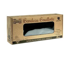 PELUCHO Tour de Cou Bandeau Bouillotte Noir