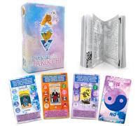 Pelucton Les Cartes Oracle du Tarot en Italien, 86 Cartes Divinatoires avec Un Guide pour Les Débutants et Les Experts, Cartes Oracle Spéciales et Complètes.