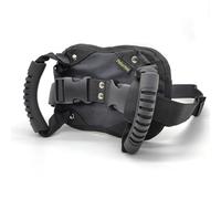 Pelucton Poignée Passager Moto Universelle, Robuste Ceinture de Maintien Passager Moto, Harnais Moto Passager Réglable