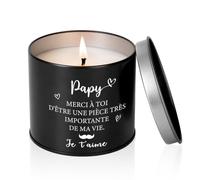 Pelunaron Cadeau Papy Grand Pere Papi Anniversaire Noel Fete des Papy | Cadeau Fete des Papi Grands Peres Original, idée Cadeaux pour Grand Père Papy Papi Bougie Parf
