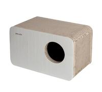 Peluvio Boxel Griffoir pour Chat en Carton Ondulé, 50 x 27 x 30 cm