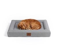 Peluvio Kibi taille S, un panier confortable pour chien sans rebords surélevés, coussin en mousse à mémoire de forme, housse lavable et amovible, base antidérapante, matelas épais et respirant. T. S-L
