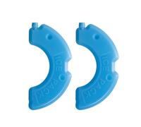 Peluvio Nube Lot de 2 Blocs réfrigérants pour Distributeur de Nourriture Humide pour Distributeur de Nourriture Humide jusqu'à 24 Heures, Convient à Un Usage Alimentaire, adapté au congélateur
