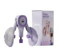 Pelvic Floor Muscle Trainer - 9.76 inch Electric Thigh Exerciser | Portable Smart Counter ABS PP EVA Spring Fitness Strengthener | Postpartum Recovery Hip Leg Training