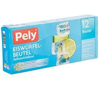 pely 5146 Lot de 12 Sacs à glaçons avec Fermeture Automatique