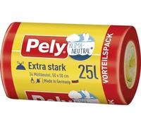 Pely Lot de 34 sacs poubelle extra résistants pour le climat - 25 l