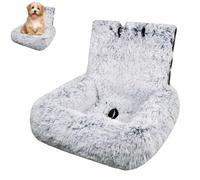 Pelzbarn Car Seat, Pelzbarn Car Seat Dog Bed with Safety Straps, Removable and Easy to Clean, Pet Travel Bed, for Dogs, for All Cars (Gray C,72×60cm)