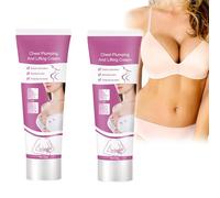 Pemarlis 2pcs Élargissement du Sein, Soulever, Augmenter et Volumiser le Sein,Crème Raffermissante et Liftante pour L'élargissement des Seins Naturels, Avec Boost et seins solides,100g