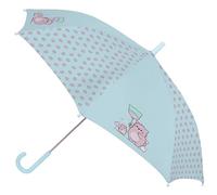 PEMBE THE PINK CAT - Parapluie manuel, 8 panneaux, tiges métalliques, confortable et polyvalent, qualité et résistance, 48 cm, matériau polyester