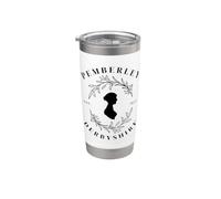 Pemberley Derbyshire 1813 Orgueil et préjugés Jane Austen Gobelet isotherme en acier inoxydable double paroi