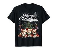 Pembroke Welsh Corgi Christmas Tree Decorations Dog Lover T-Shirt