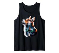 Pembroke Welsh Corgi Hurle à La Lune Corgis Débardeur