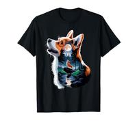 Pembroke Welsh Corgi Hurle à La Lune Corgis T-Shirt