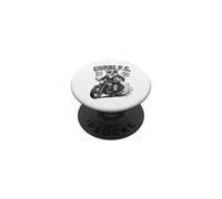 Pembroke Welsh Corgi Moto Love Football Football DIGOR PopSockets PopGrip Adhésif