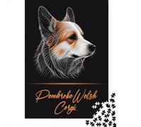 Pembroke Welsh Corgi, Puzzle Classique 1000 Pièces, 52x38cm/1000pcs