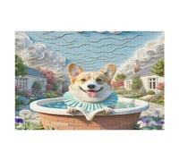Pembroke Welsh Corgi Puzzles 1000 Pièces pour Adultes Educa Difficile Challenge Artistique Relaxation Art Décoration Intérieure Famille 1000 PCS