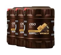 PEMCO 050 SAE 50 Huile Moteur Monograde, 3x20 Litres